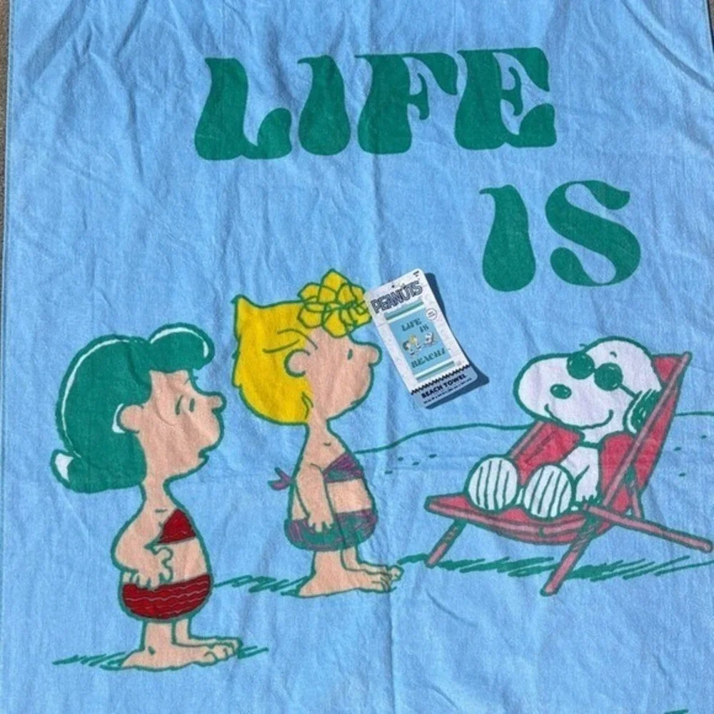 Peanuts Snoopy 'Life is Beachy' Towel 34